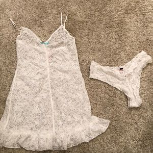 VS The Lacie nightgown slip w/underwear—NWOT